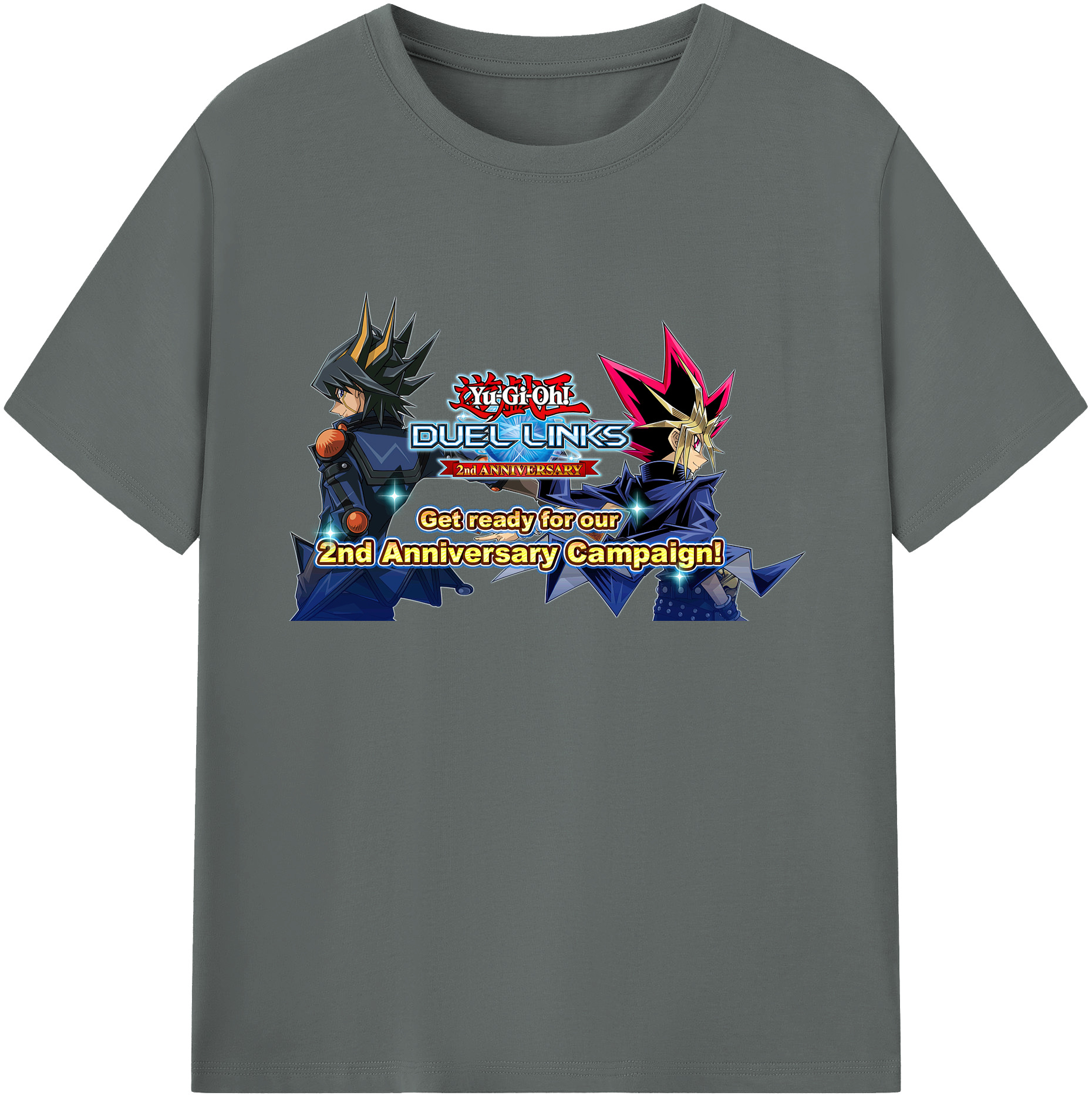 （画像用） 遊☆戯☆王 Yu-Gi-Oh! 綿100％ メンズ半袖Tシャツ｜肌触りやわらか＆通気性